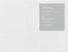 Tablet Screenshot of elementsarchitects.net